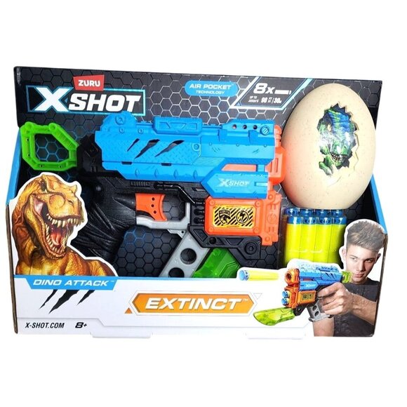 Zuru X-Shot Dino Attack Extinct Toy – Air Pocket Technology for Kids 8+ - Picture 1 of 15